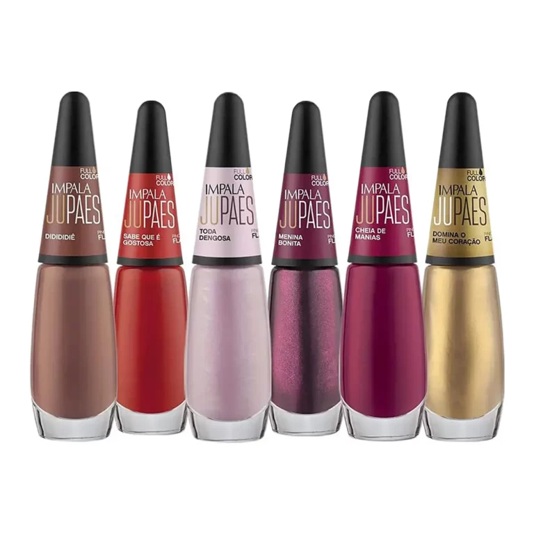 KIT-ESMALTE-JUPAES-6-CORES copiar Kit Esmalte Impala JuPaes Coleção Completa 6 Cores 7,5ml