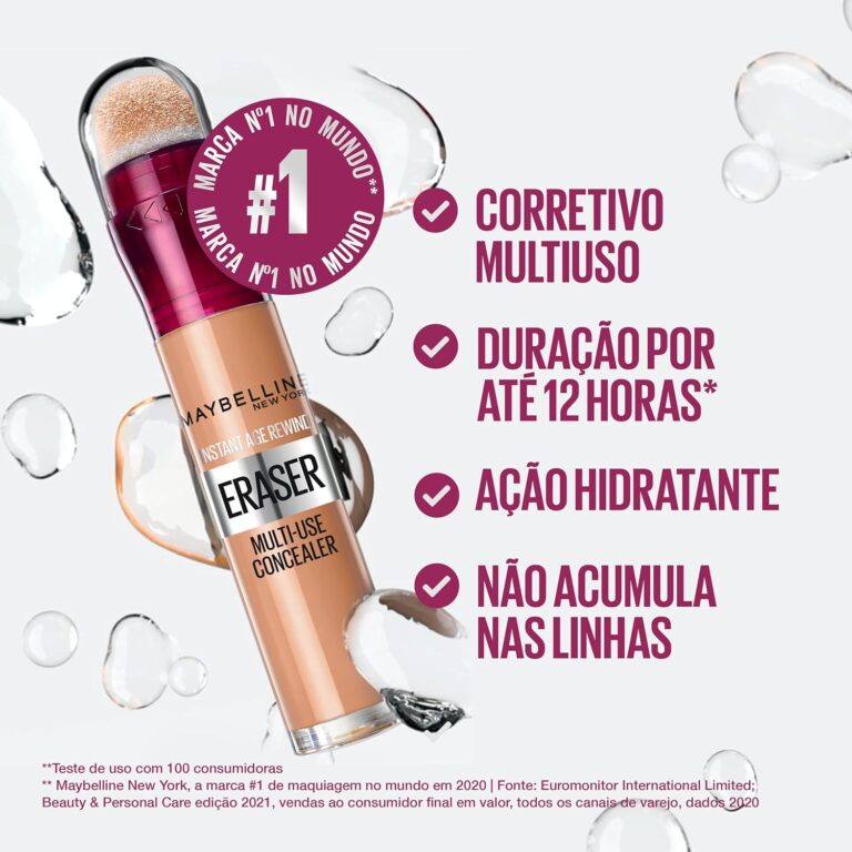 corretivo maybelline Maybelline NY Corretivo Líquido Eraser Instant Age Rewind 120 Light