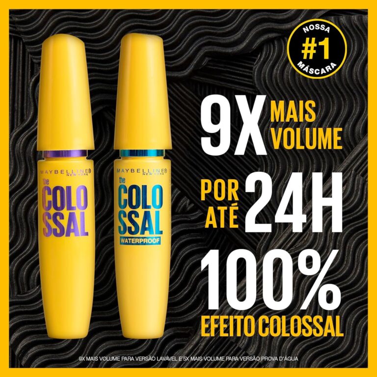 mascara colossal Maybelline NY Máscara de Cílios The Colossal Volum’ Express
