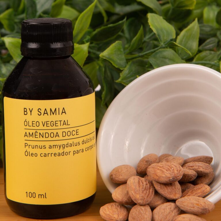 oleo de amendoas Óleo Vegetal De Amêndoa Doce By Samia – 100 ml