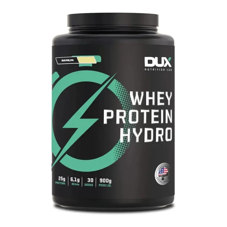 whey dux hydro copiar Dux Nutrition Whey Protein Hidrolizado Baunilha – Pote 900 G